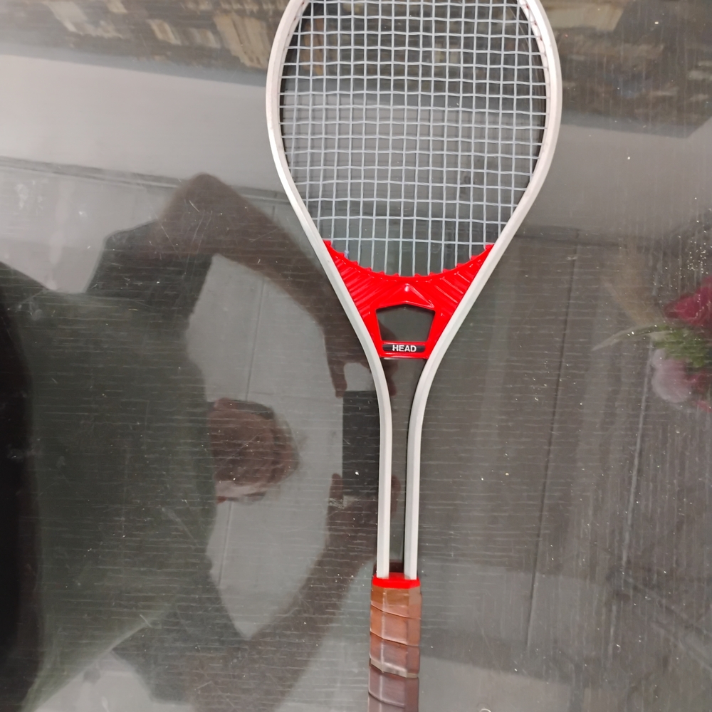 HEAD Red and Silver Tennis Racket